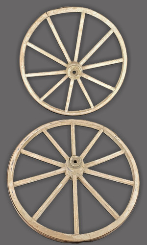 Paire roues miniatures - de,