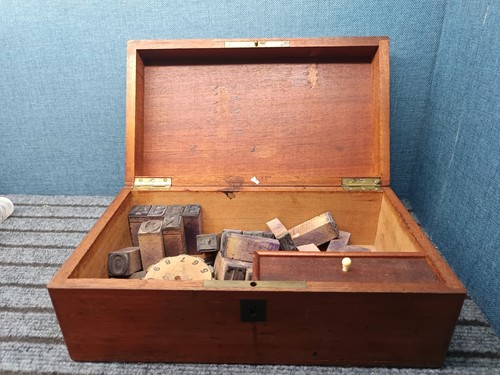 Boite coffret imprimerie - coffret, d'imprimerie